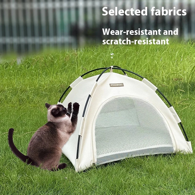 All-Season Semi-Enclosed Pet Tent.