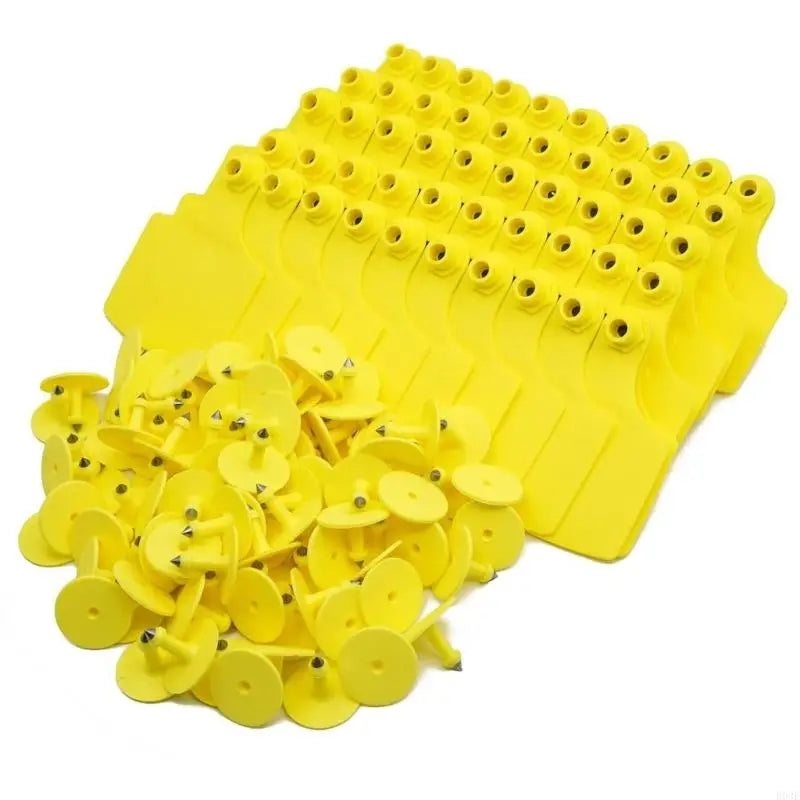 100 Count Livestock Identification Markers Large Size Blank Labels For Farm Animals Including Bovines Sheep And Swine B03E