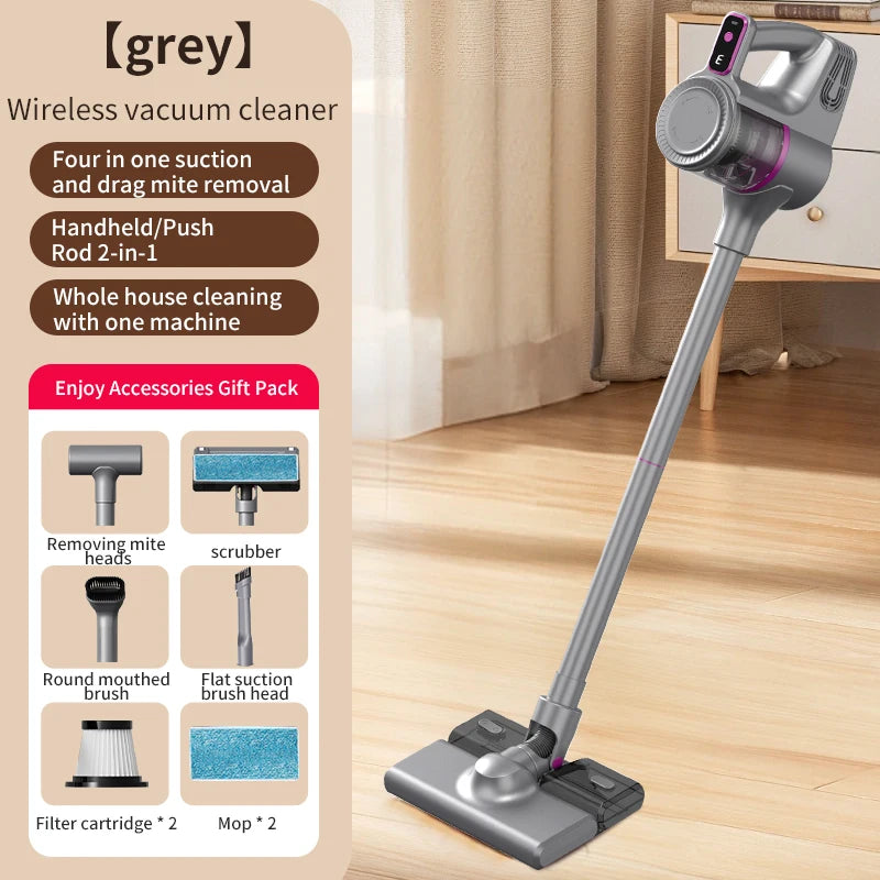 Cordless Vacuum Cleaner 15000Pa Strong Suction Stick Handheld 2 in 1 Lightweight for Carpet Hardwood Floor Pet Hair Car Cleaning