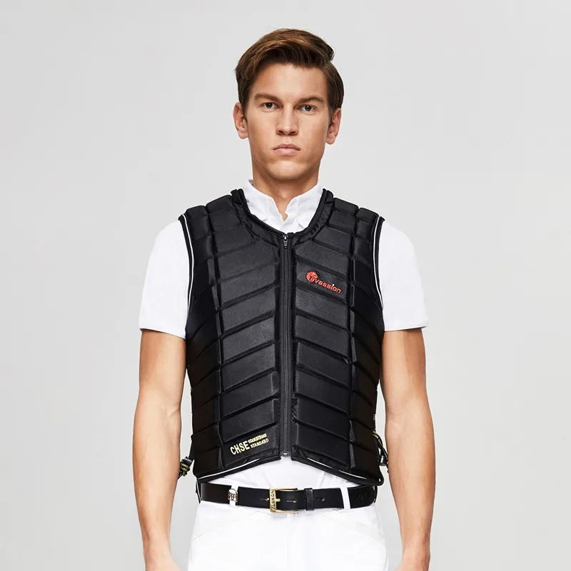 Cavassion Protective vest Thickened equestrian armor Equestrian riding safety body protector horse riding vest equestrian body