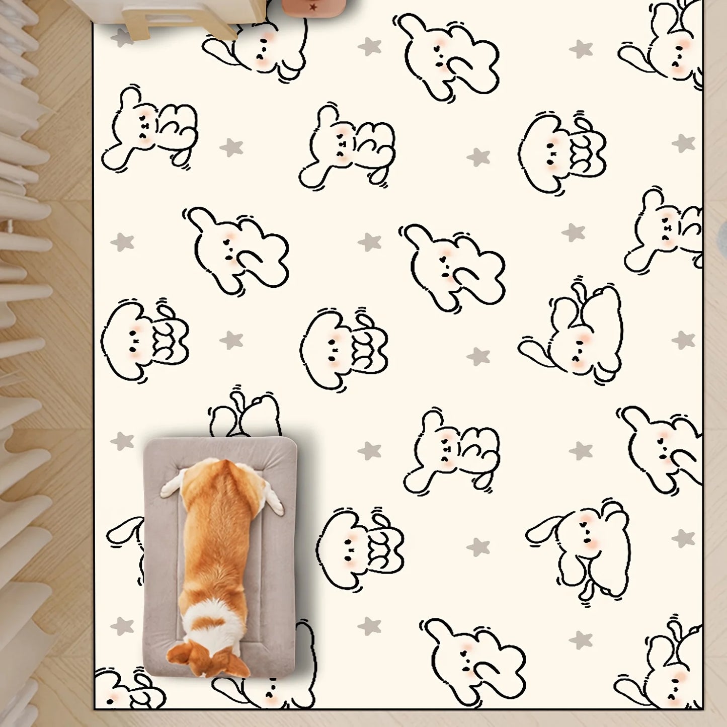 VIKAMA Pet-Specific Floor Mats, Anti-Slip Carpets For Dog Kennels, Fences, Dog Cages, Sleeping Mats, And Pet Feeding Mats