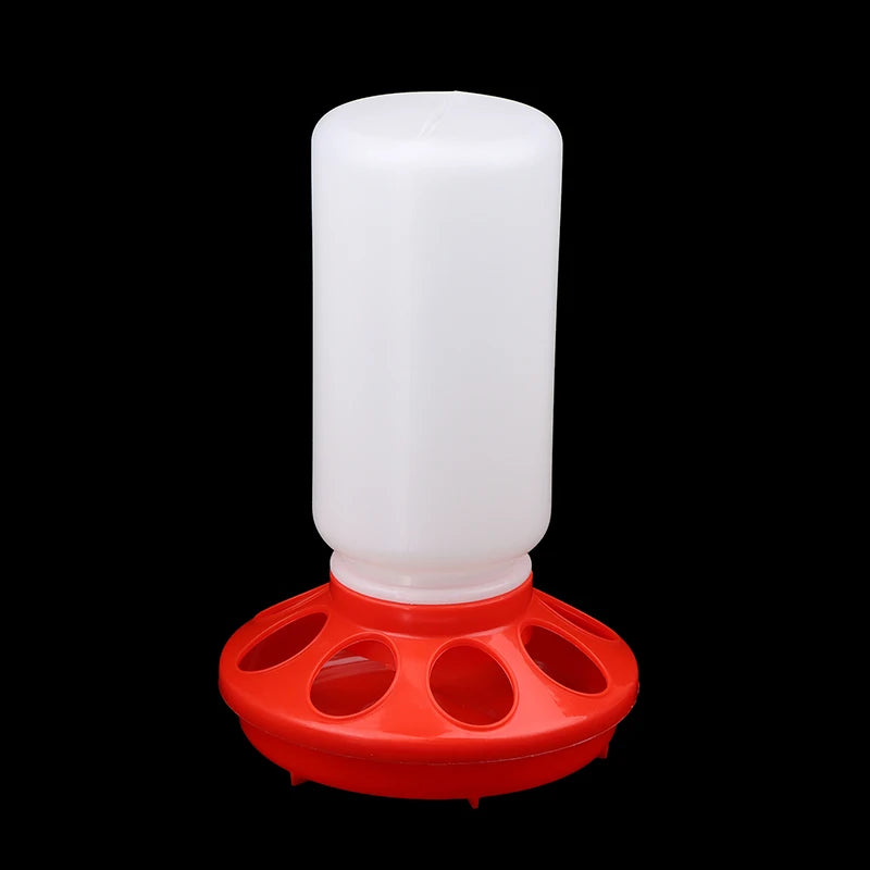 Plastic Poultry Feeder And Drinker Water Food Dispenser Automatic Chicken Birds Chick Waterer Feeding Bucket Container