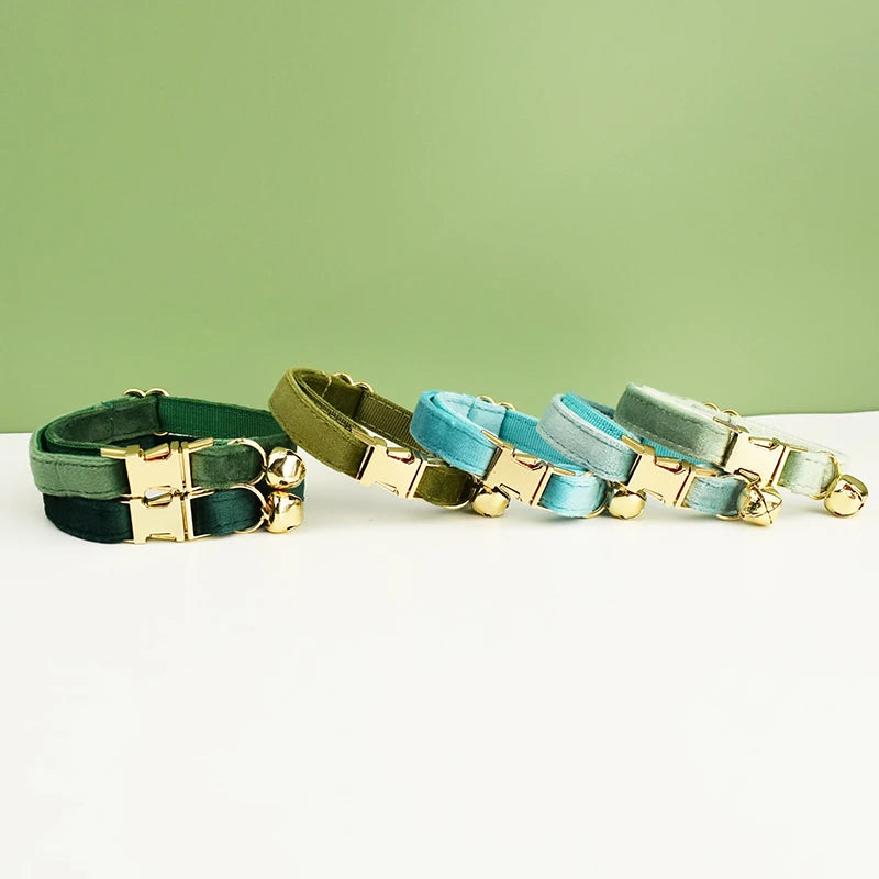 Title (SEO, ≤60 chars): Velvet Cat Collar With Bowknot And Breakaway Adjustable