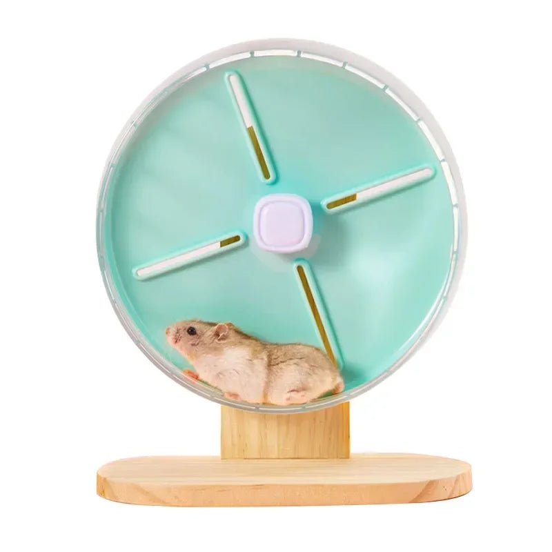 CritterCare Large Quiet Running Wheel For Hamsters And Small Rodents - Safe Durable Plastic Exercise Wheel