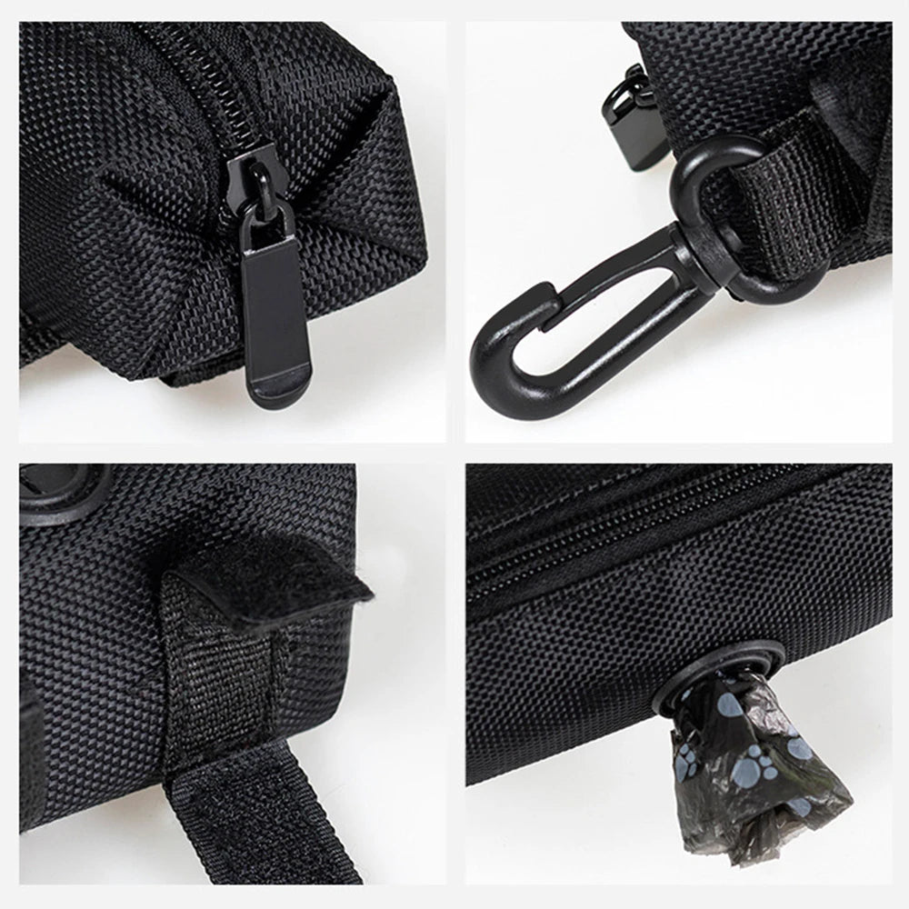 Pet Organizer Bag Waste Bag Dispenser Dog Poop Bags Storage Bag Pet Supplies Doggie Poo Bag Holder for Clean up