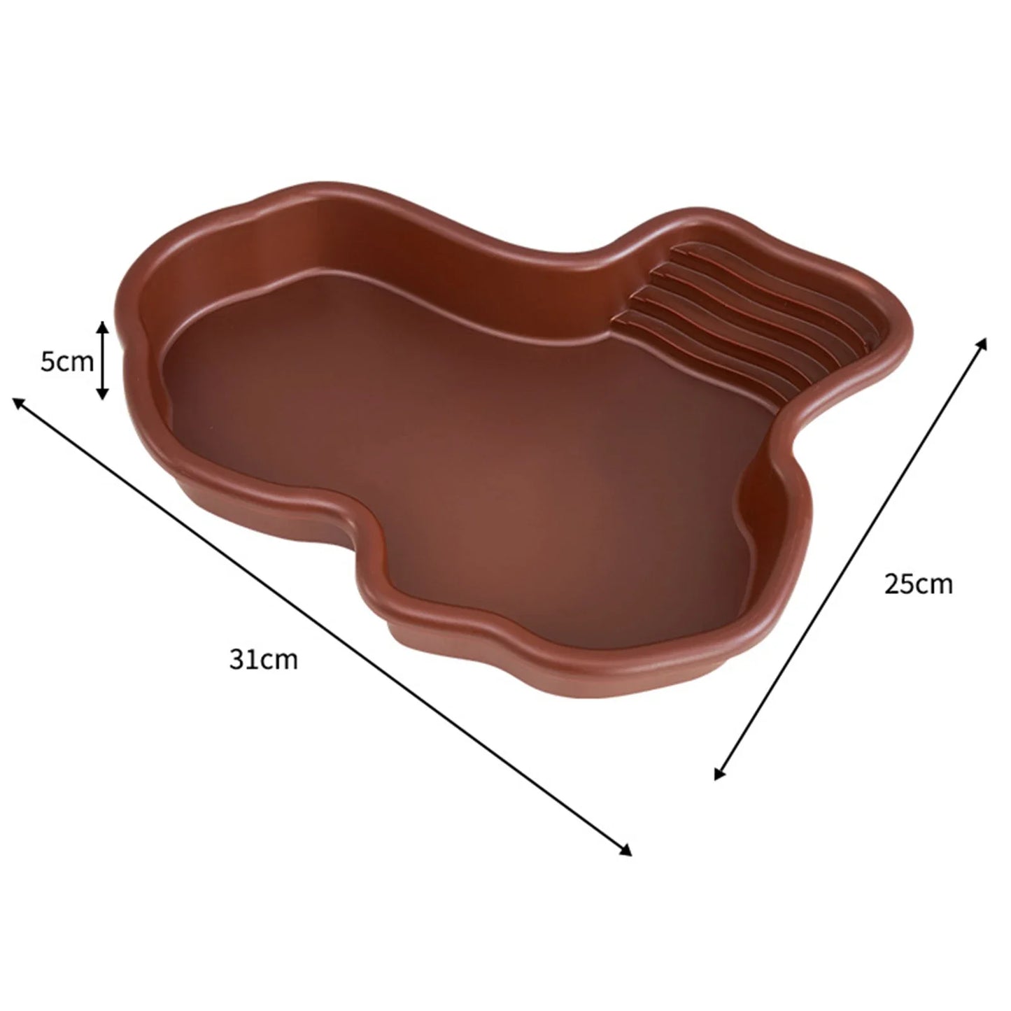 Reptile Bathing Pool with Ramp