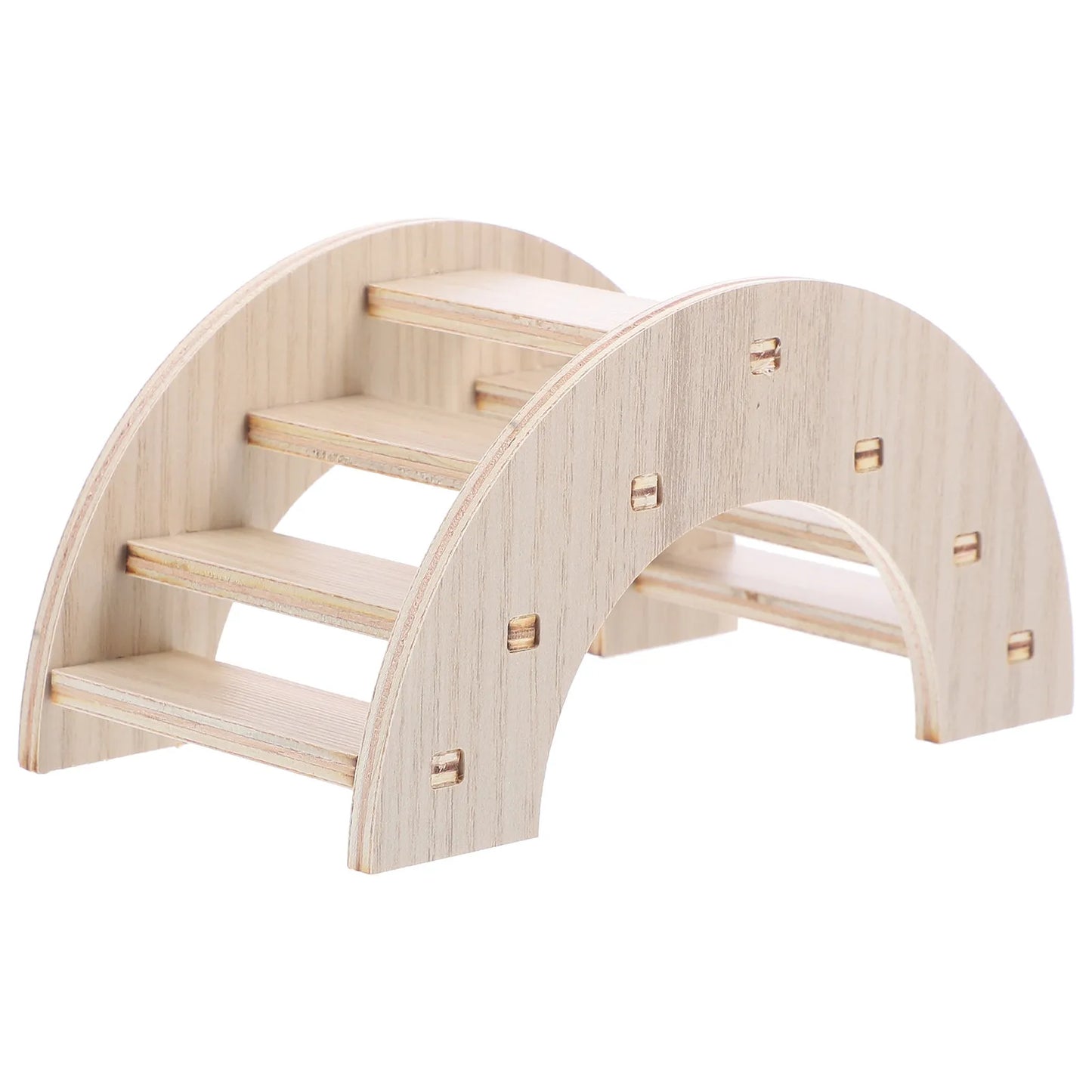 Wooden Hamster Bridge Small Animals Climb Playground Ladder for Hamsters Gerbils Chinchillas Rats Pet Climbing Bridge