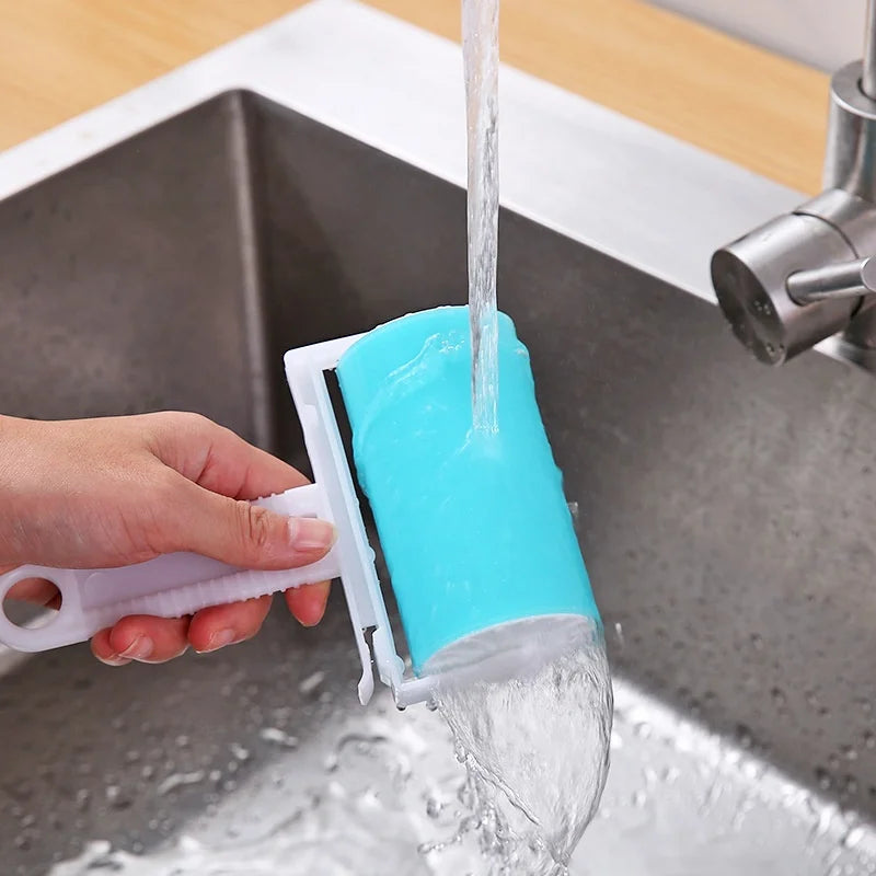Reusable Washable Lint Roller for Home Cleaning Sticky Lint Remover for Clothes Pet Hair - Easy Clean Non-Destructive  Care