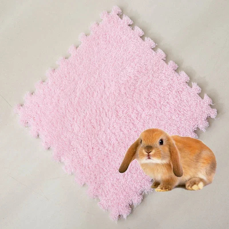 4/10Pcs Rabbit Guinea Pig Cage Liner Small Pet Items Waterproof Anti Slip Bedding Mat Highly Absorbent Pee Pad For Pet SleepMat