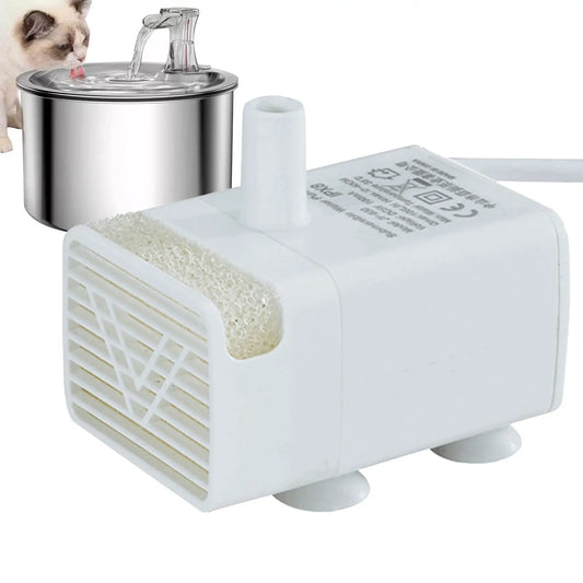 Cat Water Fountain Pump Water Pump Replacement Ultra Quiet Pet Dispenser Pump Cat Fountain Submersible Pump Pet Supplies