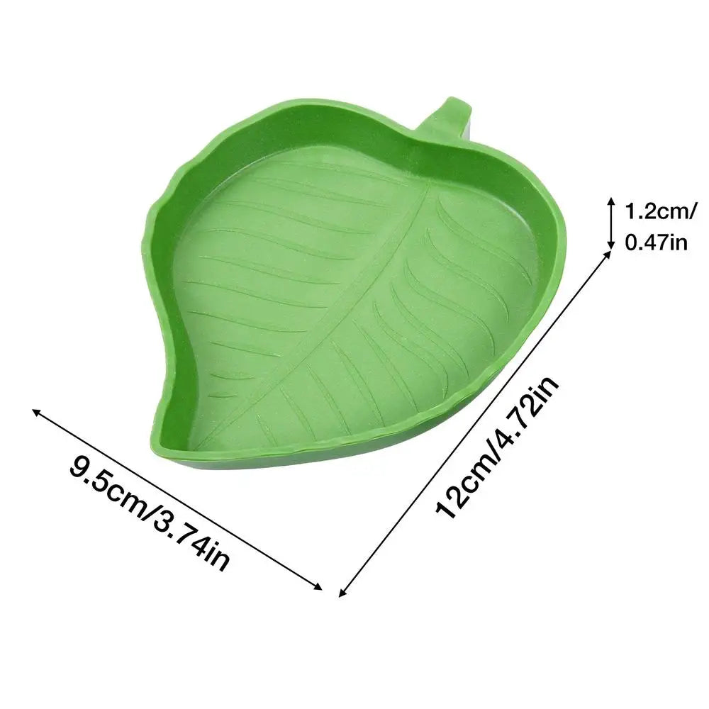 Reptile Dish Flat Drinking Bowl Flat Hermit Crab Bowl for Drinking and Eating Water Plate for Turtle Lizards Hamsters Snakes