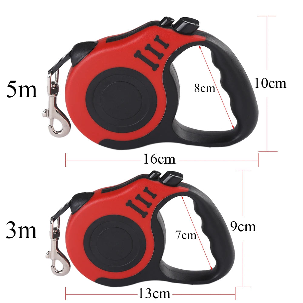 Dog Leash Strong Retractable Nylon Pet Extendable Strap Outdoor Puppy Traction Rope For Small Dogs Cats Roulette Pet Accessories
