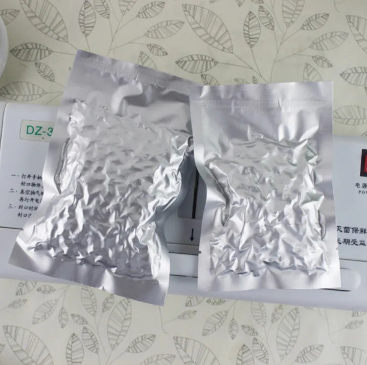 Large Aluminum Foil Vacuum Storage Bags Open Top 25 Pcs 50 Pcs Heat Sealing For Meat Powder Pet Food Packaging Pouches