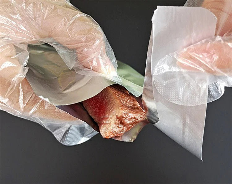 Large Aluminum Foil Vacuum Storage Bags Open Top 25 Pcs 50 Pcs Heat Sealing For Meat Powder Pet Food Packaging Pouches