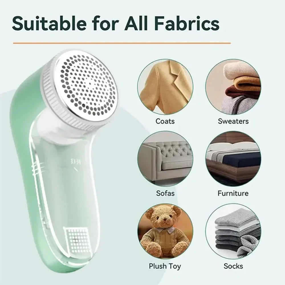 Electric Lint Remover for Clothes, Portable Pet Hair Remover, Efficient Cat Dog Hair Cleaning Brush Roller for Clothing and Home