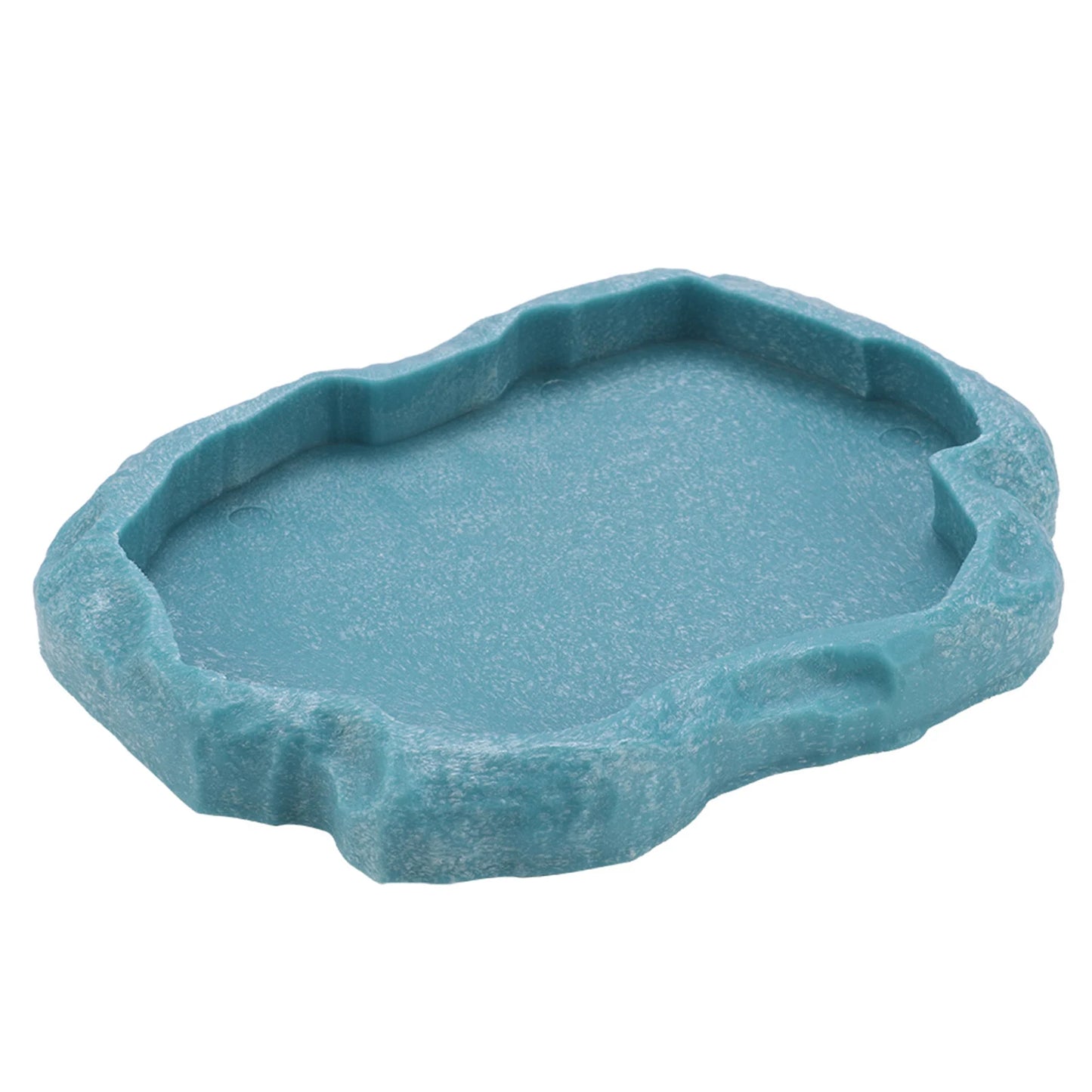 ABS Resin  Reptile Rock Food and Water Dish Feeder Bowl for Tortoise Lizard Reptile Feeder Lizard Feeder Reptile Bowl