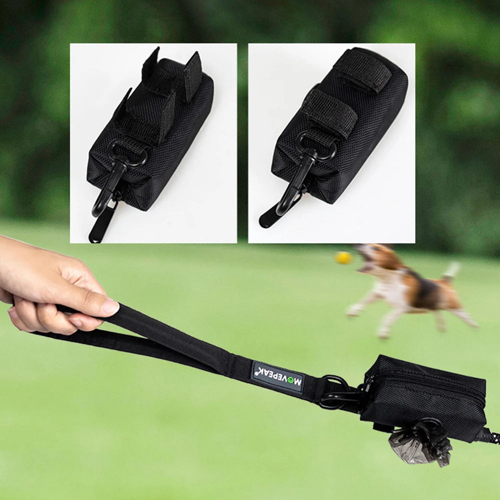 Pet Organizer Bag Waste Bag Dispenser Dog Poop Bags Storage Bag Pet Supplies Doggie Poo Bag Holder for Clean up
