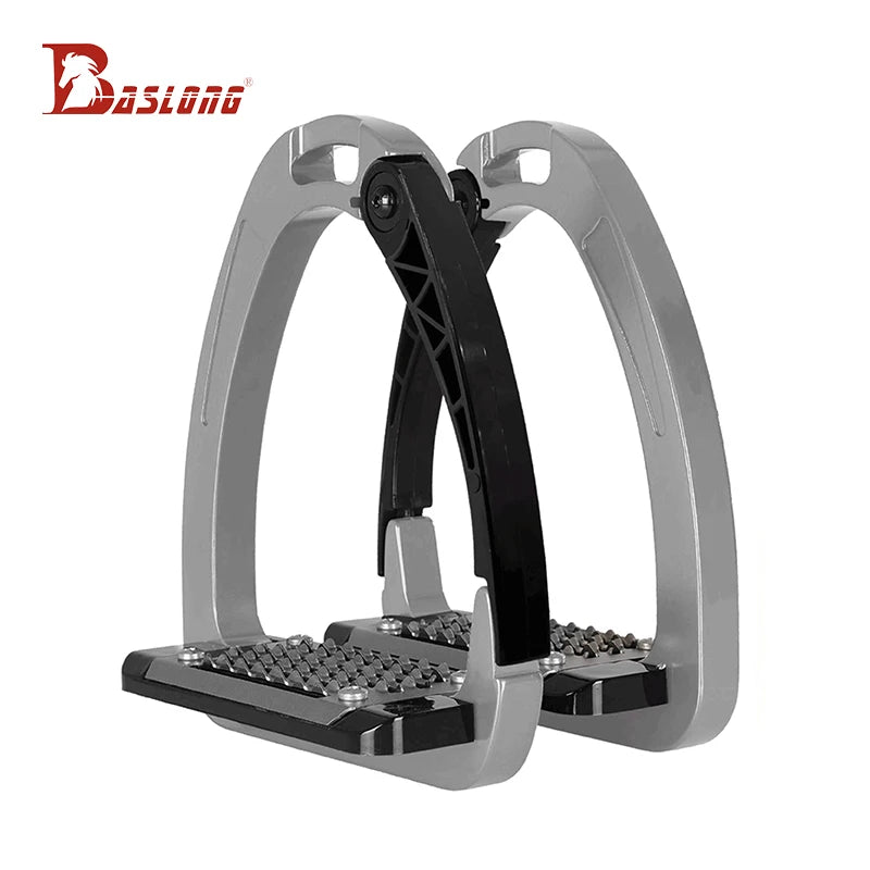 Baslong Equestrian Sports Horse Stirrups Equestrian Equipment Adult Stirrups Children's Professional Stirrups Safety Stirrups Rider Equipment