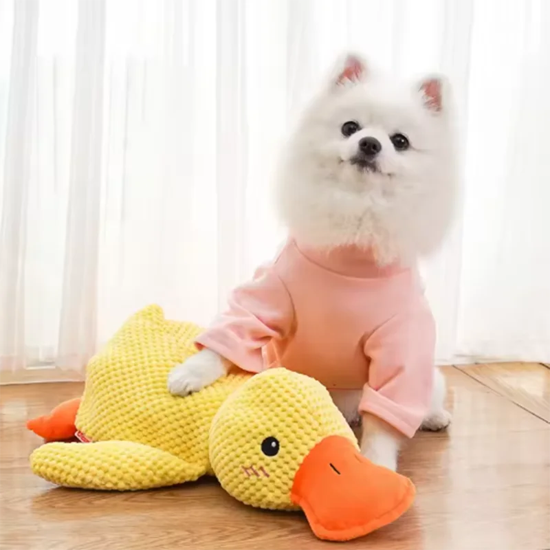 Plush Stomping Duck Dog Toy
