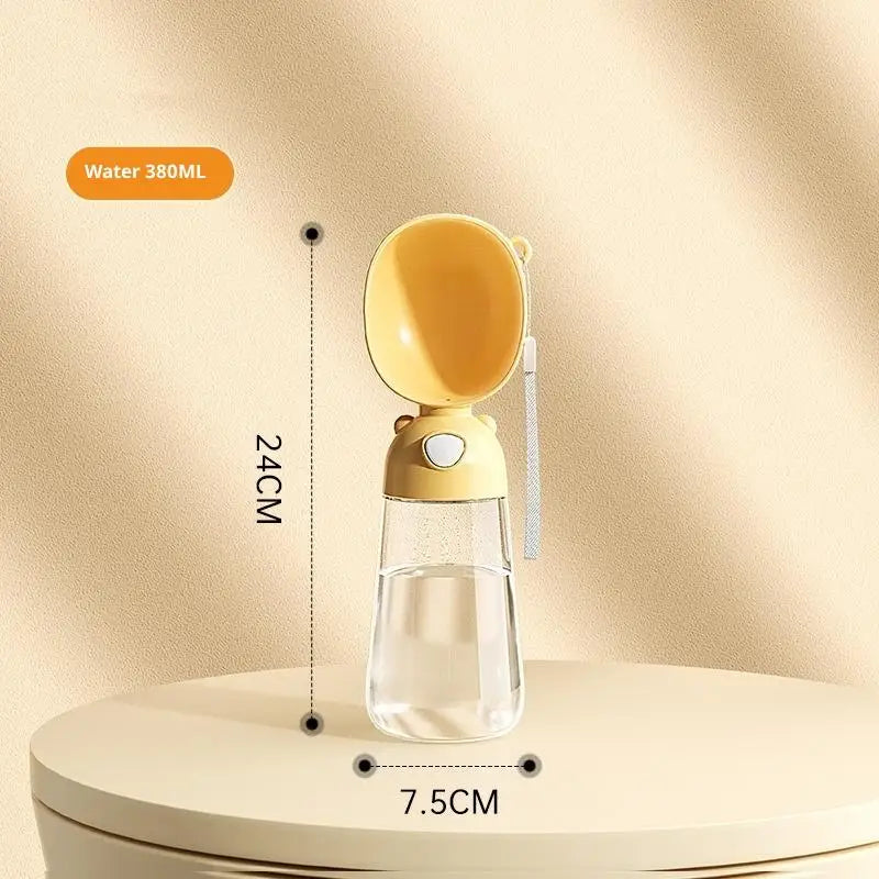 Portable Pet Water Bottle Feeder Dog Outing Water Cup for Outdoor Walking Multi Functional Pet Companion Cup Dispenser Supplies