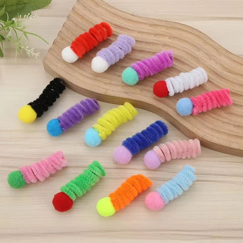 4Pcs Cat Spring Toys Interactive Pet Toys for Cats Colorful Random Color Designed for Cats' Solo Play, Relieves Boredom Feline