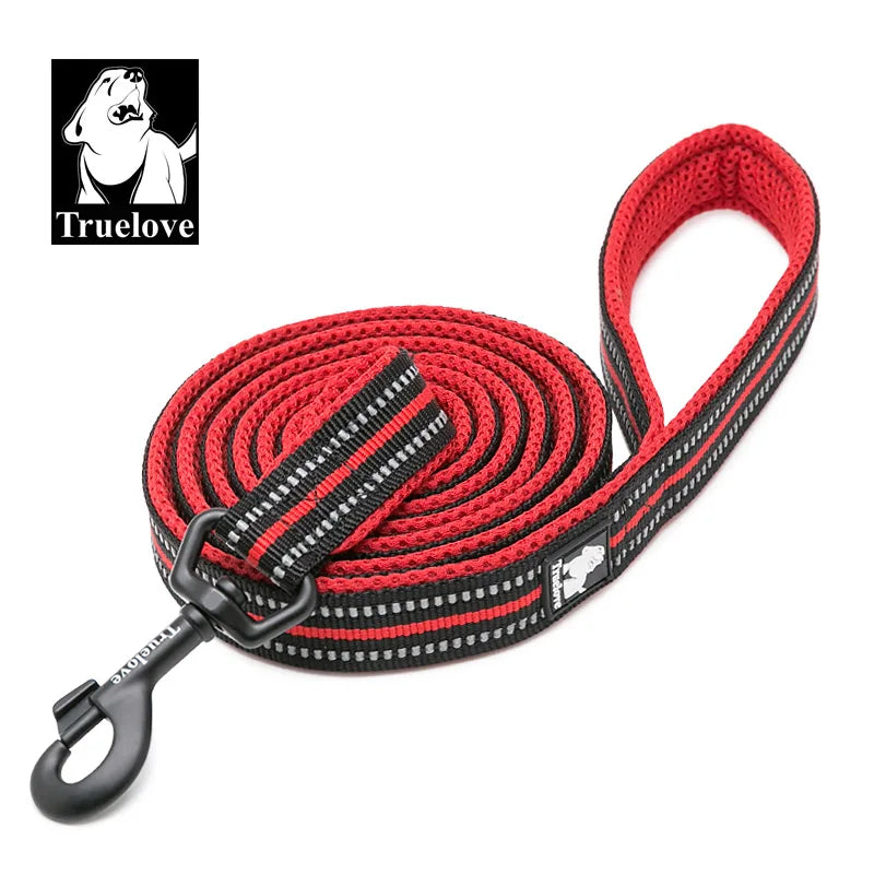 Truelove Soft Mesh Nylon Dog Leash Double Trickness Running Reflective Safe Walking Training Pet Dog Lead Leash Dropship TLL2112