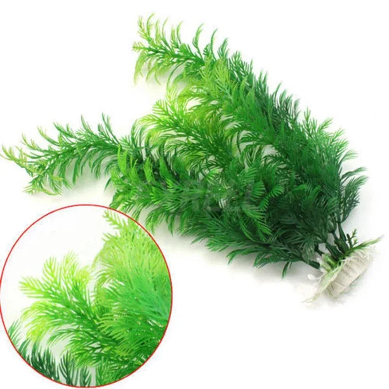 AquaGlow Artificial Aquatic Plant Decoration For Aquariums