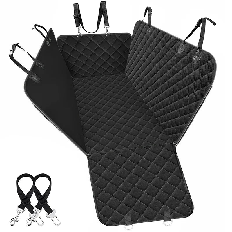 Dog Car Seat Cover Pet Vehicle Hammock Waterproof Pet Dog Travel Mat Waterproof Car Rear Back Seat Protector Mat