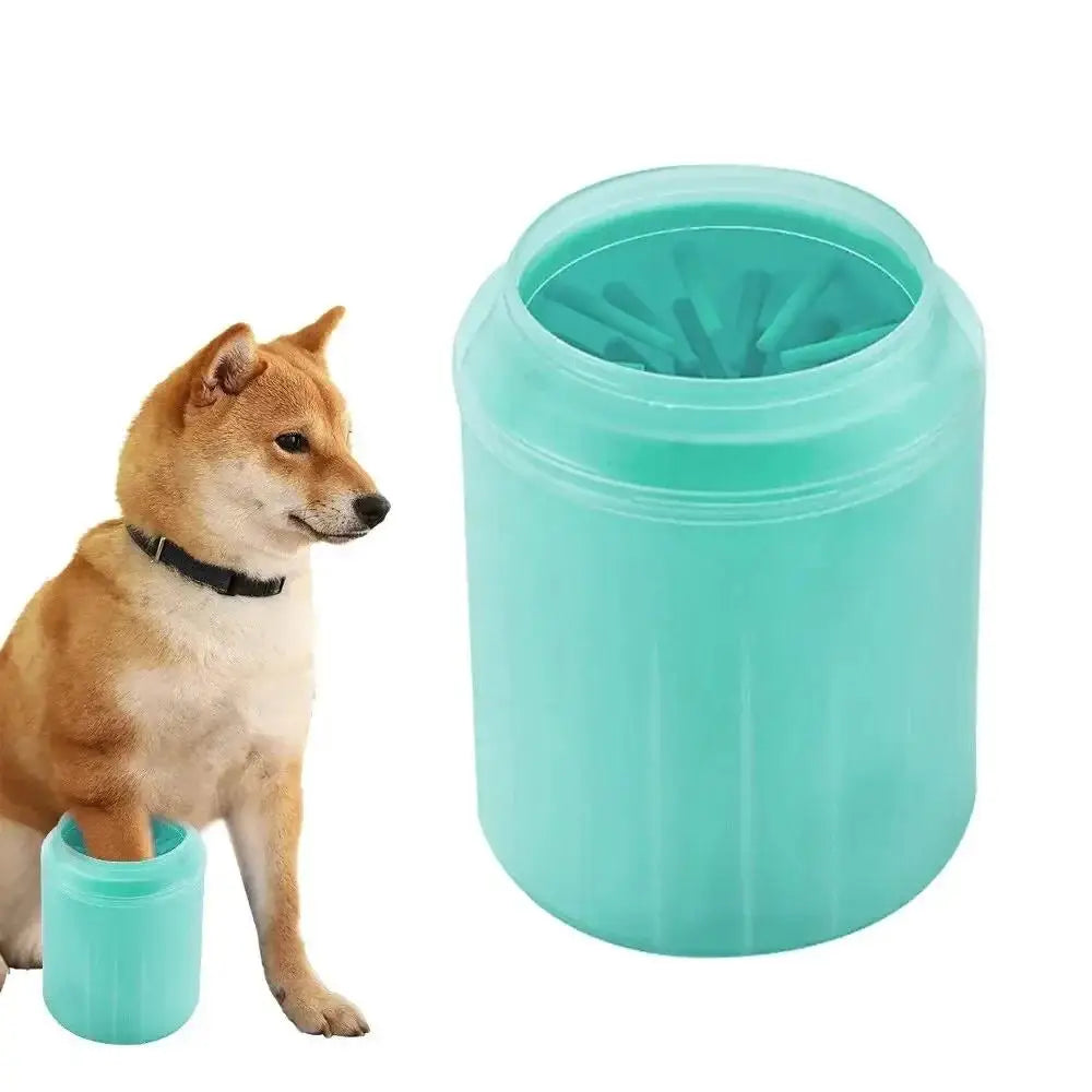 Pet Paw Cleaner Soft Silicone Foot Cleaning Brush Portable Pet Dogs Towel Foot Washer Cleaning Bucket Clean Brush Washing Cup