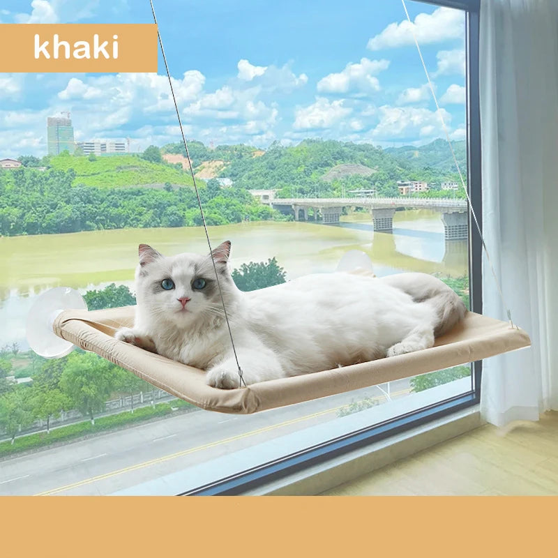 Cat Hammock Bed For Window Sunny Seat Washable And Detachable Suction Cup Shelf Pet Bed Accessories