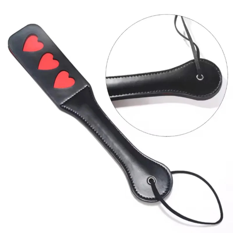32CM High Quality Black Leather Horse Whip, Anti-slip Portable Equestrian Accessory for Outdoor Training