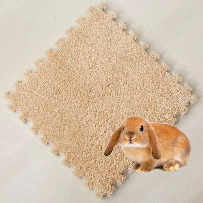 4/10Pcs Rabbit Guinea Pig Cage Liner Small Pet Items Waterproof Anti Slip Bedding Mat Highly Absorbent Pee Pad For Pet SleepMat