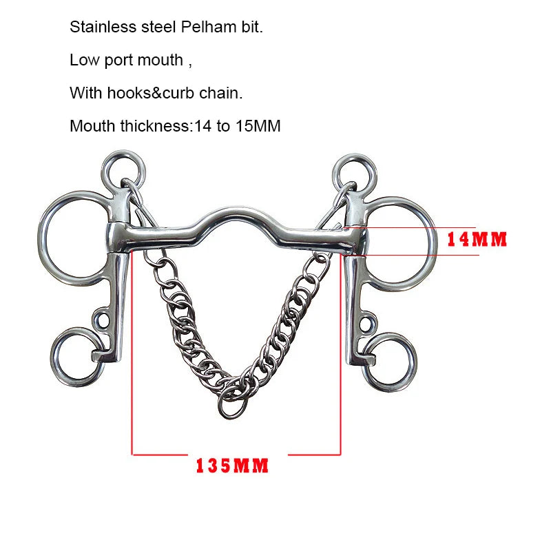 Title (SEO, ≤40 chars): Horse Bit Snaffle Gag for Training