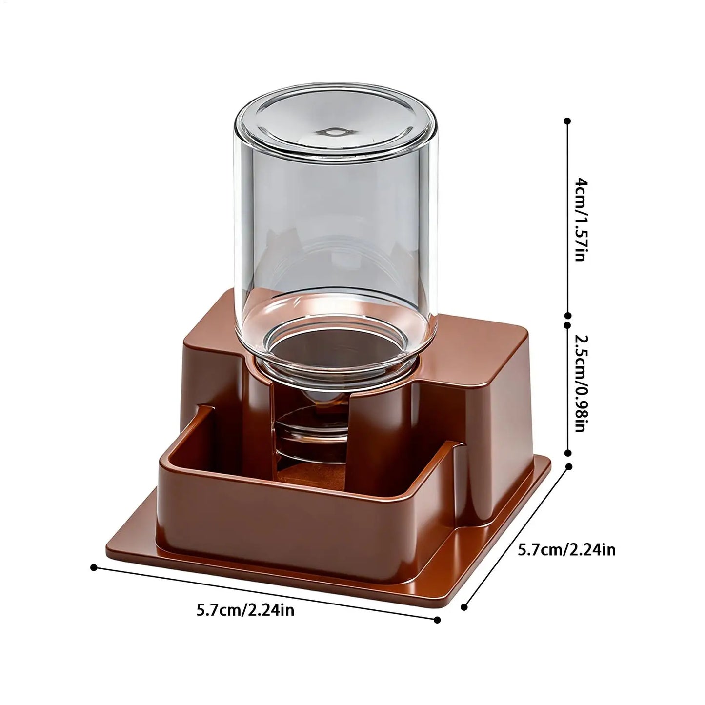 Reptile Water Fountain Automatic Detachable Reptile Bowl Chameleon Water Dripper Tortoise Feeder for Lizard Chameleon Snake Frog