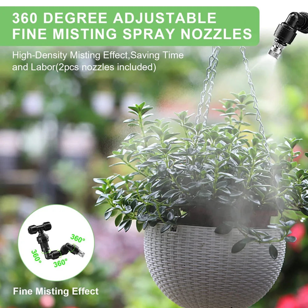 Reptile Humidifier, Misting System For Reptile Terrariums, Automatic Reptile Mister With Timer, 360° Spray Nozzles-A27I