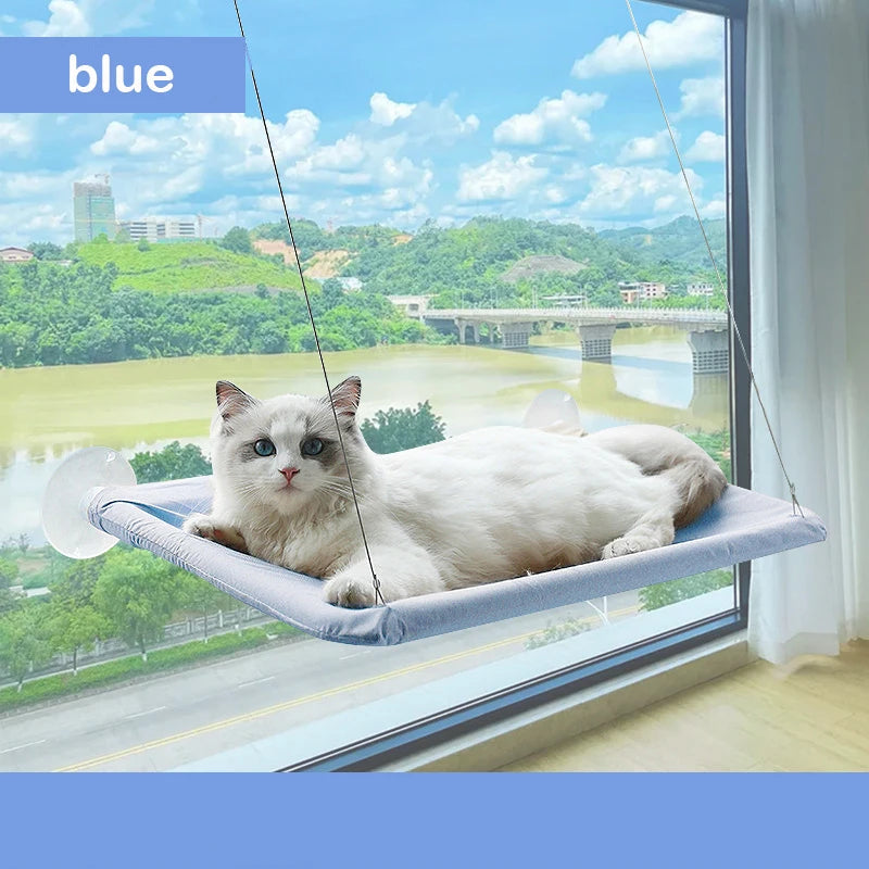 Cat Hammock Bed For Window Sunny Seat Washable And Detachable Suction Cup Shelf Pet Bed Accessories