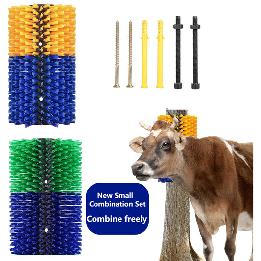 Farm Small Cattle Body Brush, Horse Body Brush, Dairy Cow Cleaning Brush, Cattle & Horse Universal Grooming Brush
