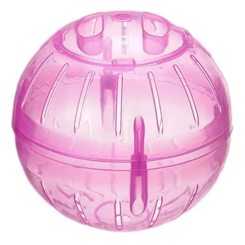 Hamster Exercise Ball Pet Toys Clear Cute 4inch Rolling Ball Running Wheel for Relieving Boredom Cage Accessories Chinchilla