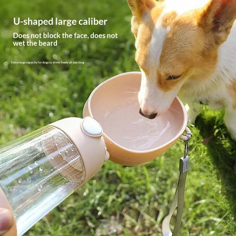 Portable Pet Water Bottle Feeder Dog Outing Water Cup for Outdoor Walking Multi Functional Pet Companion Cup Dispenser Supplies