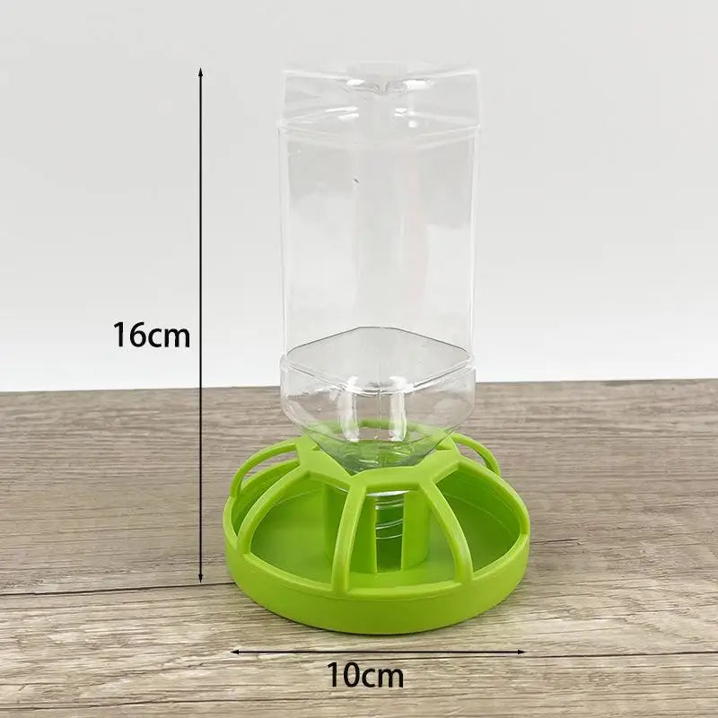Poultry Thickened Feeder And Drinker Water Food Dispenser Automatic Chicken Birds Chick Waterer Feeding Rutin Chicken Trough