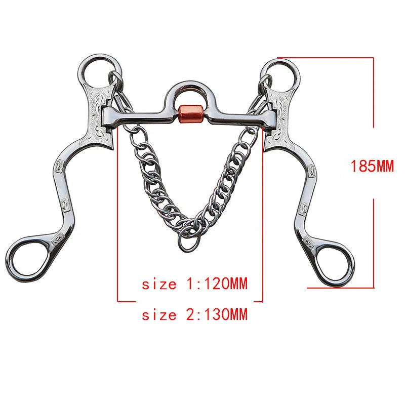 New Stainless Steel Horse Snaffle Tacks Equestrian Equestrian Accessories for Horse Training Bit Equipment Equestrian