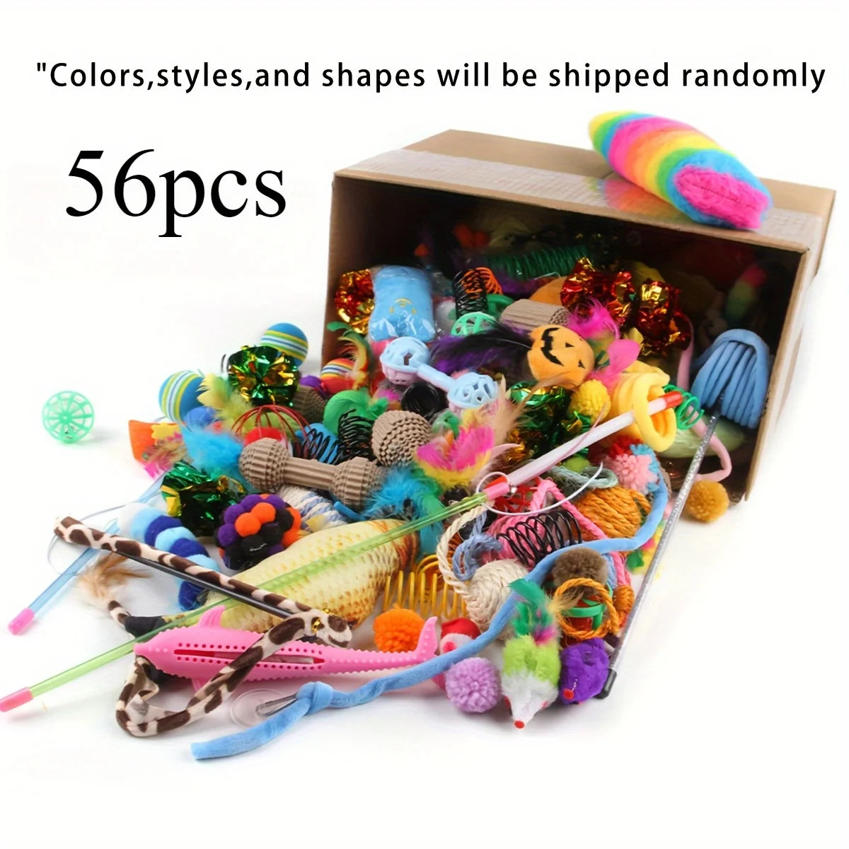 FelinePlay Cat Toys Mixed Pack - Interactive Variety Set For Cats