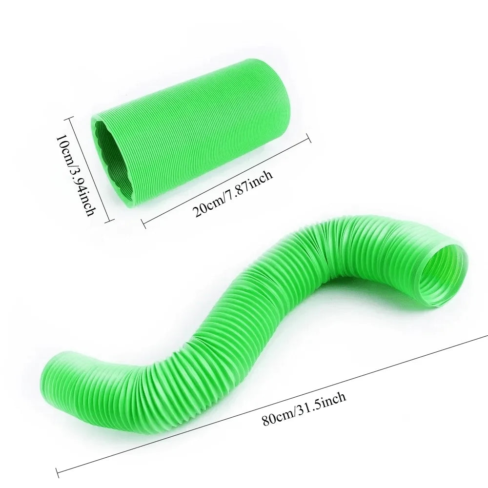 Hamster Game Pipeline Small Pet Fun Tunnel Telescopic 100cm Pipe Guinea Pig Hedgehog Totoro Ferret Product Rat Toys Stretch Tube