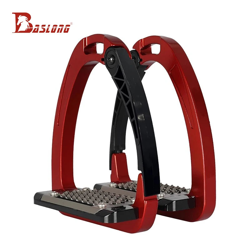 Baslong Equestrian Sports Horse Stirrups Equestrian Equipment Adult Stirrups Children's Professional Stirrups Safety Stirrups Rider Equipment