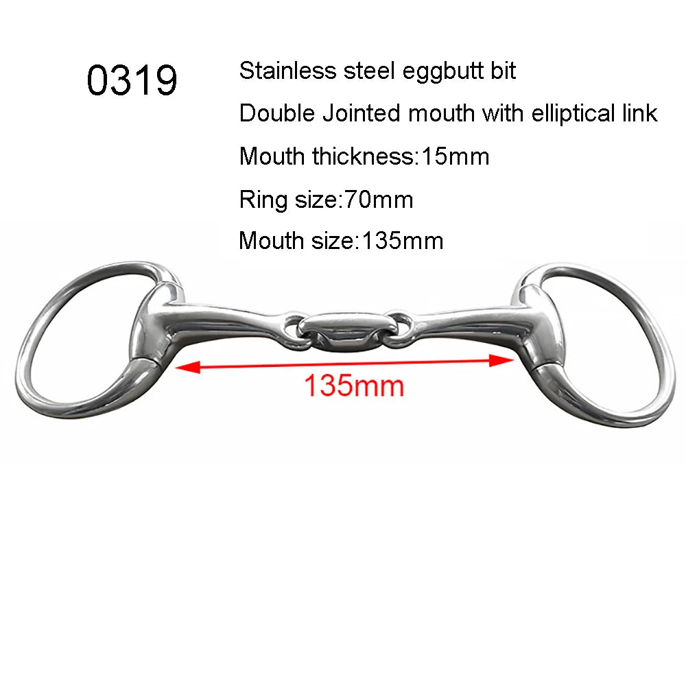 Title (SEO, ≤40 chars): Horse Bit Snaffle Gag for Training