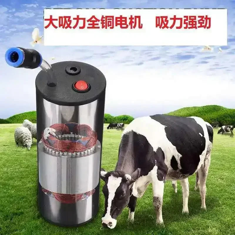 Electric cow milking machine sucking cow and goat milk machine manual household cow milking machine portable cow milking machine