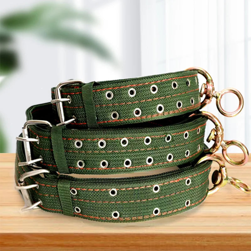 Strong Durable Belay Tie Adjustable Cattle Collar Hauling Livestock Canvas Belt Veterinary Equipment