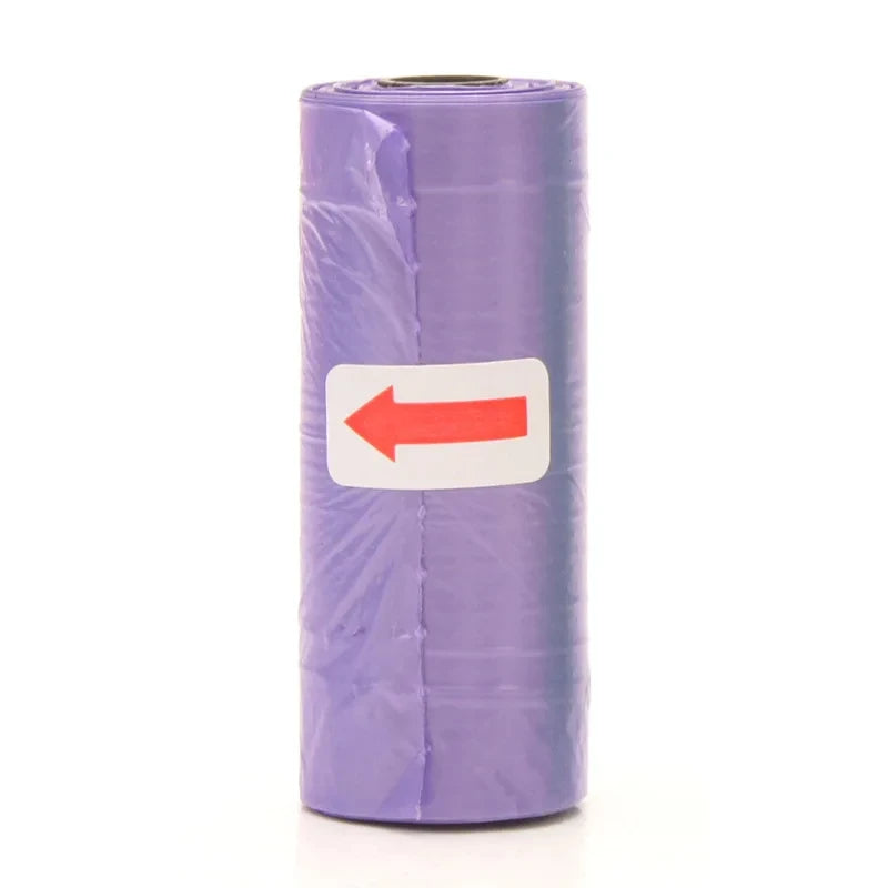 120 Rolls Dog Poop Bag Outdoor Cleaning Poop Bag Outdoor Clean Pets Supplies for Dog 15Bags/Roll Refill Garbage Bag Pet Supplies