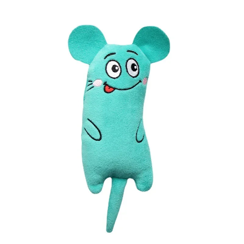 Pet Kitten Chewing ToyFunny cute Plush Toy Teeth Grinding Catnip cat Toys Interactive Claws Thumb Bite Cat mint For Cats hot