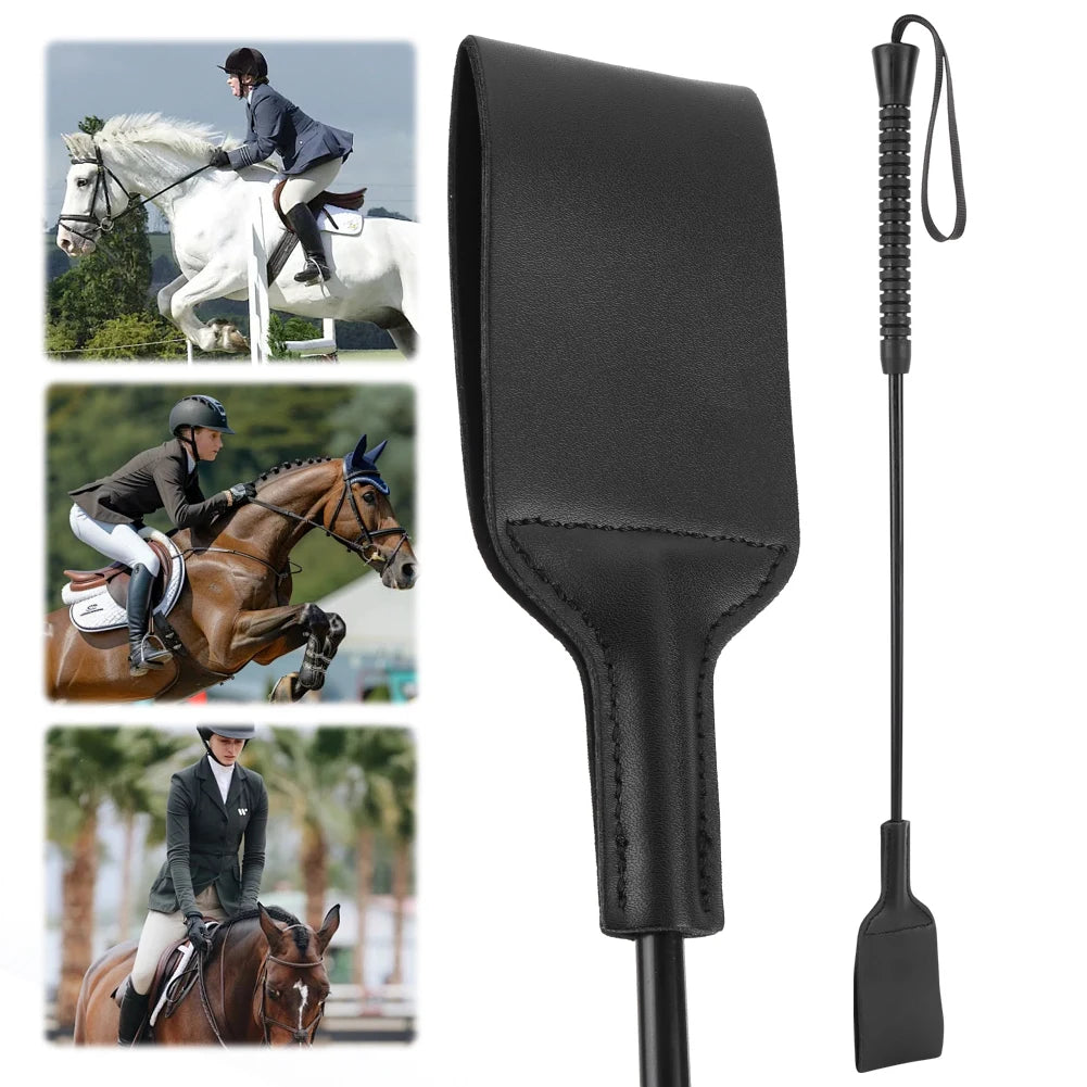 21Inch Riding Crop with Handle Equestrian Training Horse Whip Outdoor Portable Pointer for Equestrian Sports